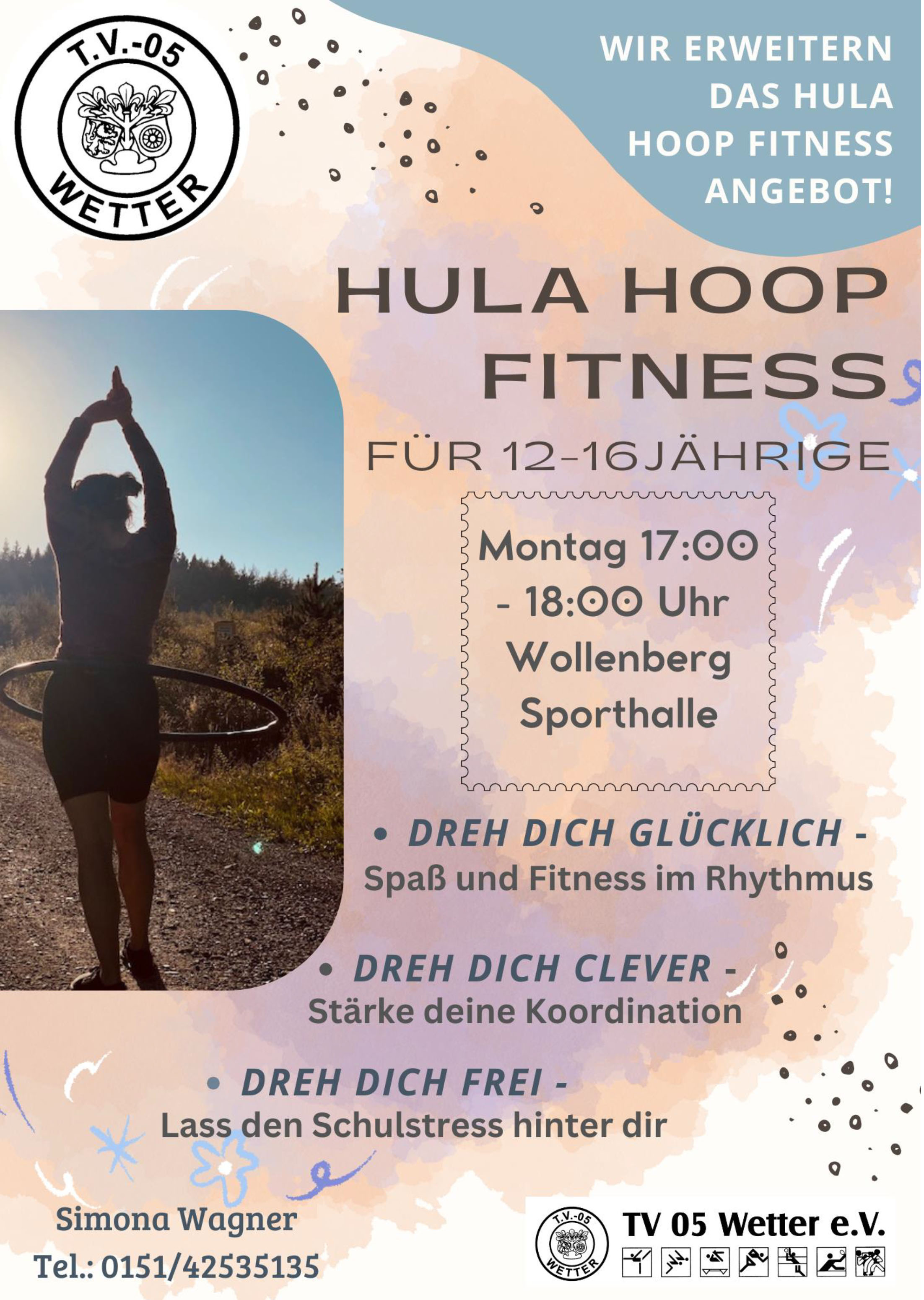 Flyer Hula Hoop Jugendliche gro